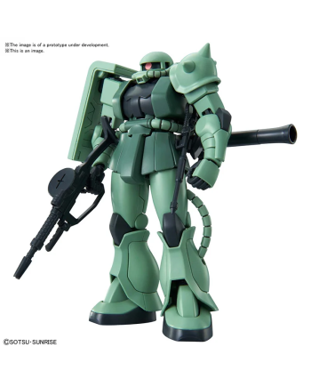 GUNDAM - HG 1/144 ZAKU II MS-06 - Model Kit - vue de face