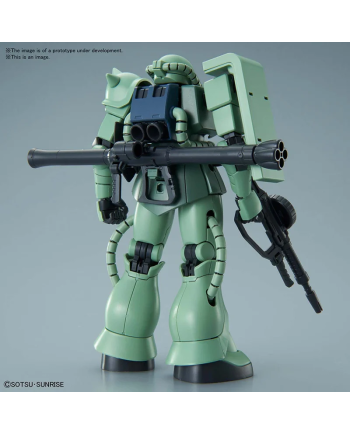 GUNDAM - HG 1/144 ZAKU II MS-06 - Model Kit - vue de profil