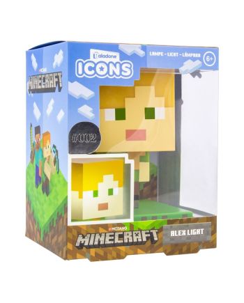 MINECRAFT - Alex - Lampe Icon 10cm - vue de profil