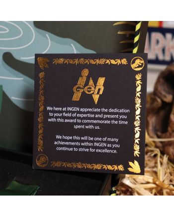 JURASSIC PARK - Park Ranger - Box collector premium - vue de profil