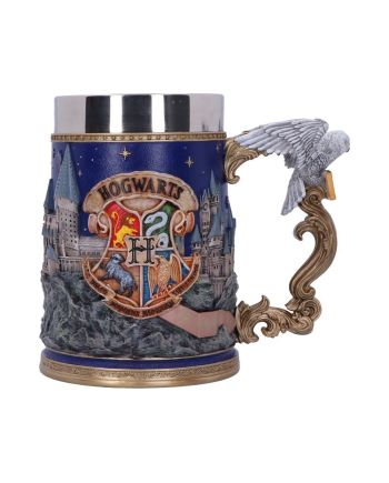 HARRY POTTER - Poudlard - Chope en résine 15.5cm - vue de face