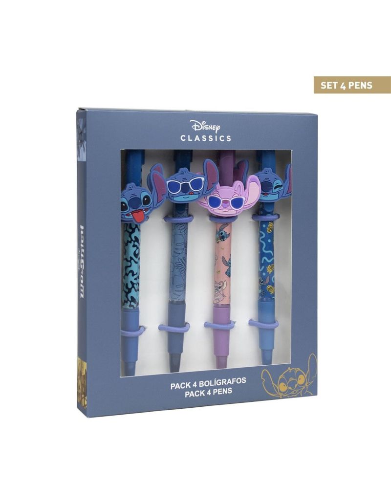 STITCH - Lot de 4x Stylos Topper - vue principale