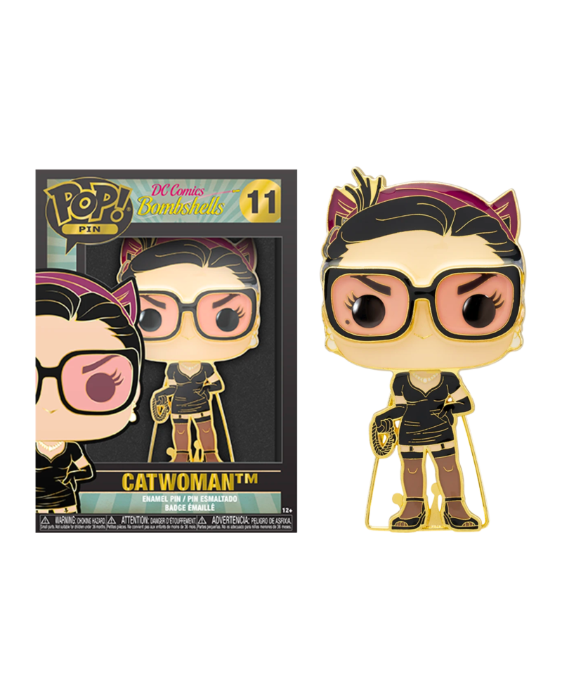 DC COMICS - Pop Large Enamel Pin N° 11 - Catwoman - vue principale
