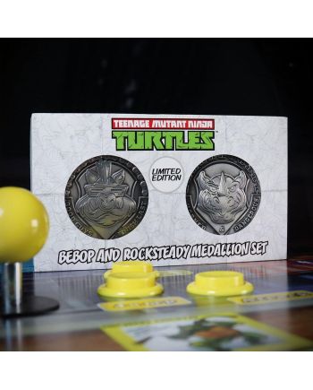 TMNT - Bad Guys - Set de 2 médaillons édition limitée '20x2x6cm' - vue de face