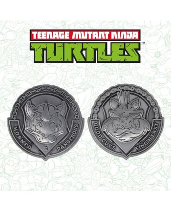 TMNT - Bad Guys - Set de 2 médaillons édition limitée '20x2x6cm' - vue de profil