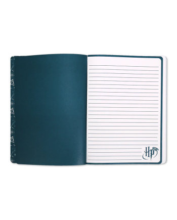 HARRY POTTER - Poufsouffle - Cahier A5 - vue de profil