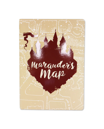 HARRY POTTER - Carte du Maraudeur - Cahier A5 - vue principale