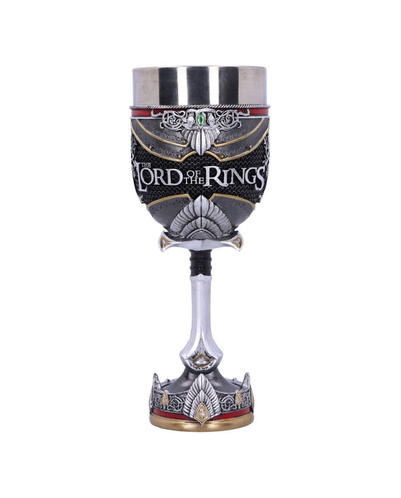 LORD OF THE RING - Aragorn - Calice en résine 20cm - vue principale