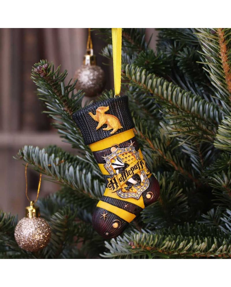 HARRY POTTER - Poufsouffle - Décoration de Noël 9.5cm - vue principale