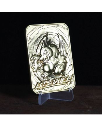 YU-GI-OH! - Baby Dragon - Carte en métal plaqué or collector - vue principale