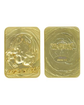 YU-GI-OH! - Baby Dragon - Carte en métal plaqué or collector - vue de face