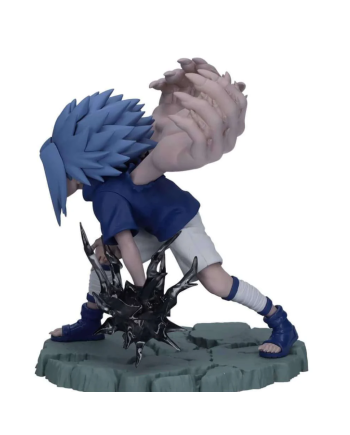 Sasuke Uchiha Ver.2 figurine officielle Banpresto vue de profil gauche