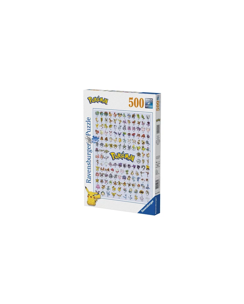 POKEMON - Puzzle 500 Pces - Pokedex Première Génération - vue principale