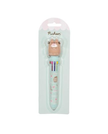 PUSHEEN - Foodie Collection - Stylo bille 10 couleurs 3D Topper - vue principale