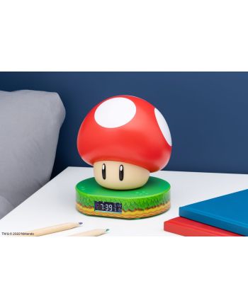 SUPER MARIO - Super champignon - Réveil 12cm - vue principale
