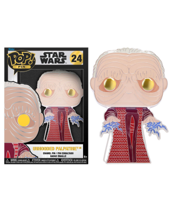 STAR WARS - Pop Large Enamel Pin N° 24 - Unhooded Palpatine - vue principale