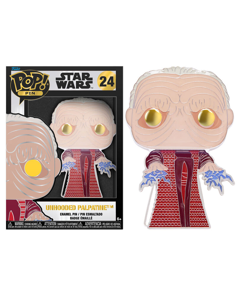 STAR WARS - Pop Large Enamel Pin N° 24 - Unhooded Palpatine - vue principale