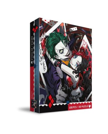 DC COMICS - Joker & Harley Quinn " Manga " - Puzzle 100P '23x31cm' - vue principale