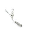 HARRY POTTER - Nimbus 2000 - Clip Charme Argent pour Collier&Bracelet - vue de face