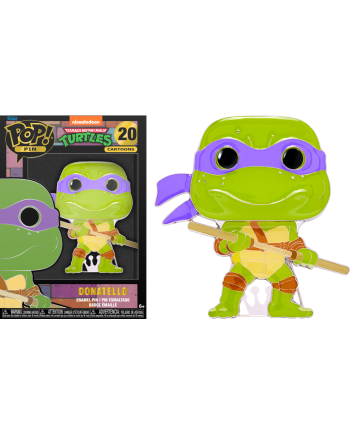TEENAGE MUTANT NINJA TURTLES - Pop Large Enamel Pin N° 20 - Donatello - vue principale