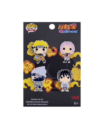 NARUTO - Funko 4pk Pin Set - Team 7 - vue principale