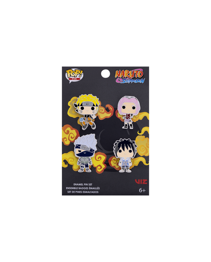 NARUTO - Funko 4pk Pin Set - Team 7 - vue principale