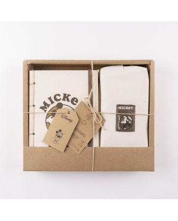 DISNEY - MICKEY - Notebook + Plumier + Stylo-Bille - Giftbox - vue de profil
