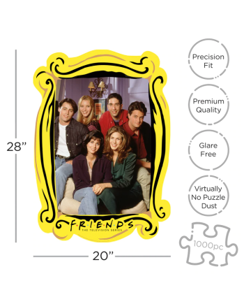 FRIENDS - Découpe d'appartement - Puzzle 1000P - vue de face