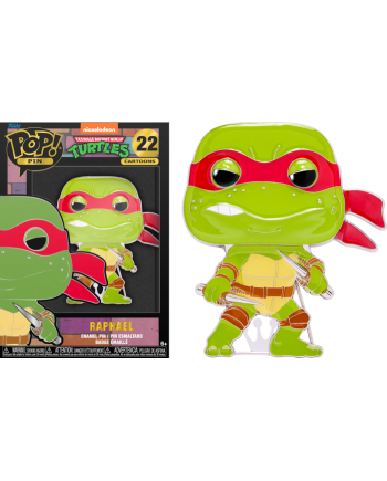 TEENAGE MUTANT NINJA TURTLES - Pop Large Enamel Pin N° 22 - Raphael - vue principale
