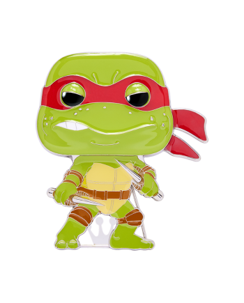 TEENAGE MUTANT NINJA TURTLES - Pop Large Enamel Pin N° 22 - Raphael - vue de face