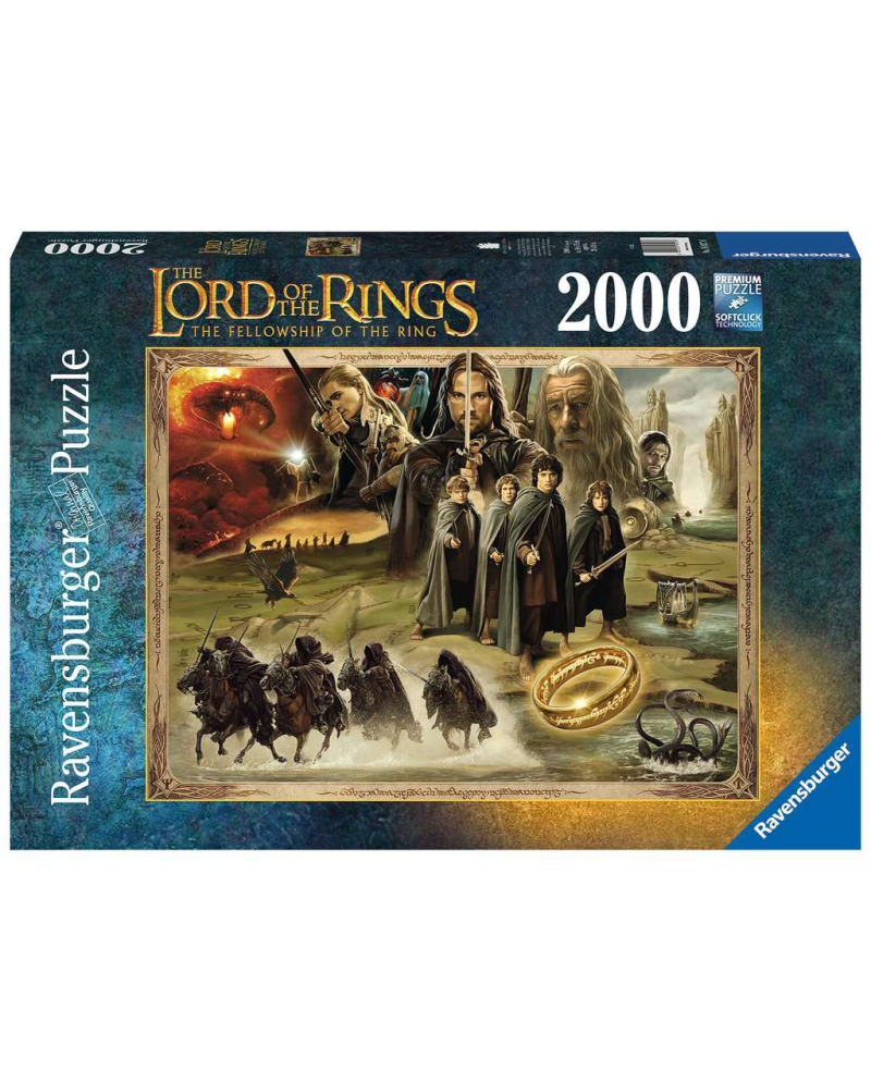 LE SEIGNEUR DES ANNEAUX - Puzzle 2000P - La communauté de l'anneau - vue principale