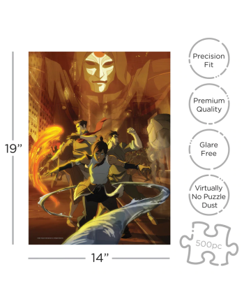 LA LEGENDE DE KORRA - Puzzle 500P '35x48cm' - vue de face