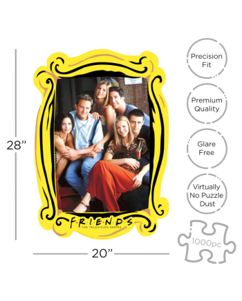 FRIENDS - Découpe groupe - Puzzle 1000P - vue de face