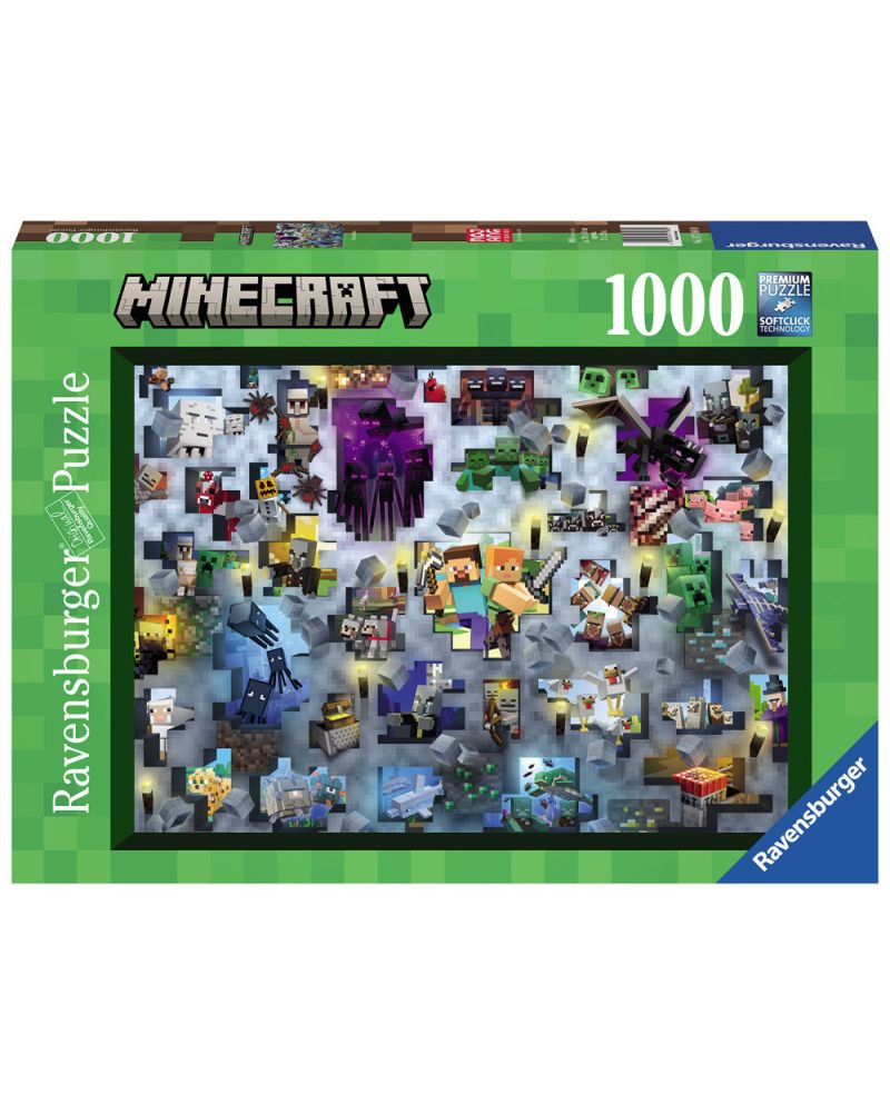 MINECRAFT - Puzzle 1000P - vue principale