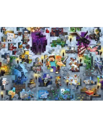 MINECRAFT - Puzzle 1000P - vue de face