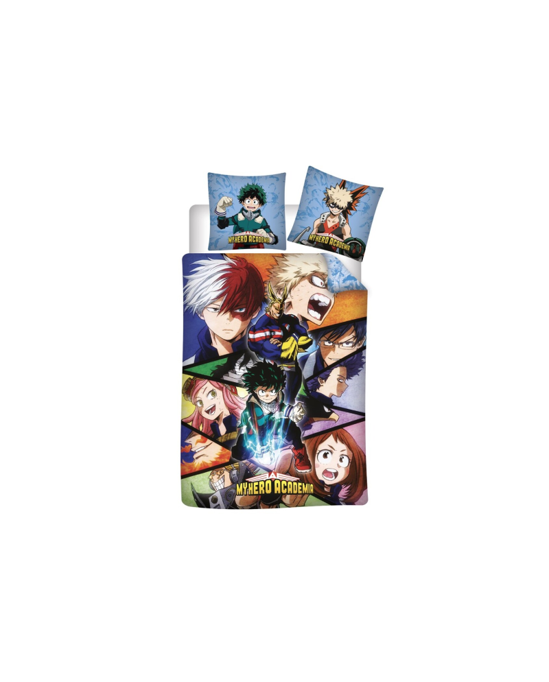 MY HERO ACADEMIA - Parure de lit 140x200cm - '100% microfibre' - vue principale