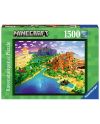 MINECRAFT - Puzzle 1500P - Le monde de Minecraft - vue principale
