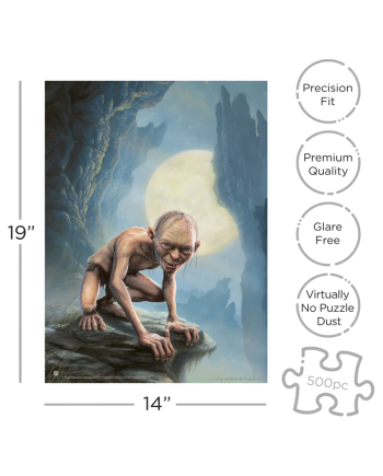 LE SEIGNEUR DES ANNEAUX - Gollum - Puzzle 500P '35x48cm' - vue de face