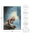 LE SEIGNEUR DES ANNEAUX - Gollum - Puzzle 500P '35x48cm' - vue de face
