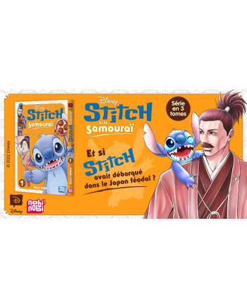 STITCH ET LE SAMOURAI - Tome 1 (Manga) - vue de face