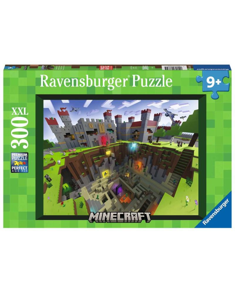 MINECRAFT - Découpe Minecraft - Puzzle 300P XXL - vue principale