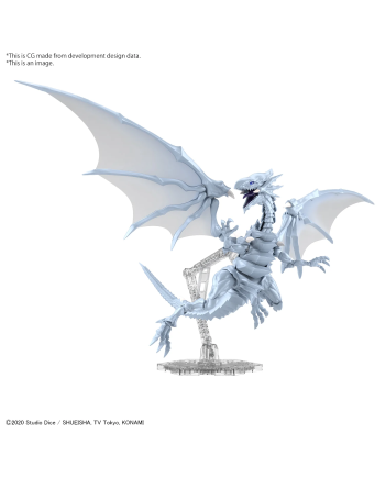 YU-GI-OH - Figure-Rise Standard Amp. Blue-Eyes White Dragon -Model Kit - vue de face