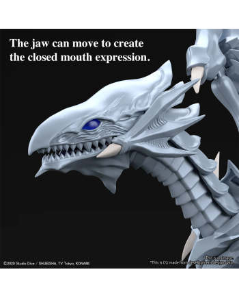 YU-GI-OH - Figure-Rise Standard Amp. Blue-Eyes White Dragon -Model Kit - vue de dos