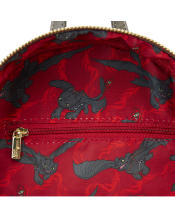 DRAGONS - Krokmou "Cosplay" - Mini Sac à dos LoungeFly - vue de detail