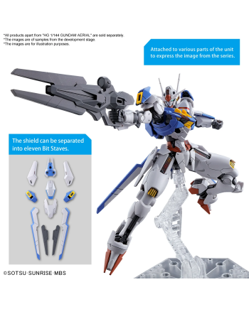 GUNDAM - HG 1/144 Gundam Aerial - Model Kit - vue de detail