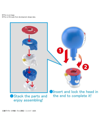 DORAEMON - Entry Grade - Model Kit - vue de detail