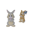 DISNEY - 2 modèles de Lapins Tricotés - Assortiment 6pc. - 25 cm - vue principale