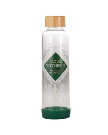HARRY POTTER - Fier Serpentard - Bouteille d'eau en Verre 500ml - vue principale