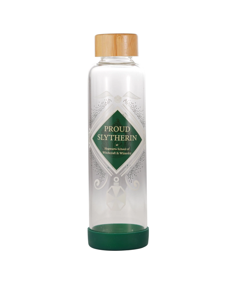 HARRY POTTER - Fier Serpentard - Bouteille d'eau en Verre 500ml - vue principale