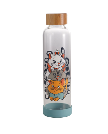 DISNEY - Les Aristochats - Bouteille d'eau en verre 500ml - vue principale